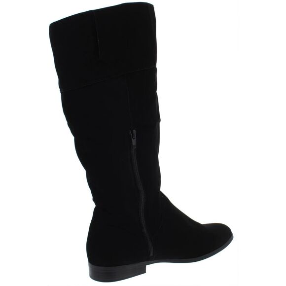 STYLE & COMPANY Womens Black Side Kelimae Round Riding Boot 7M WC - Picture 3 of 6